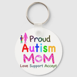 Trotse Autisme Moeder Sleutelhanger