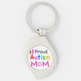 Trotse Autisme Moeder Sleutelhanger