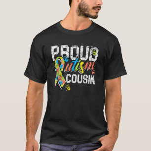 Trotse Autisme Neef Autistische Puzzel Lint Bewust T-shirt
