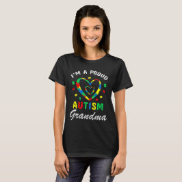 Trotse autisme-oma Autistisch bewustzijn van autis T-shirt