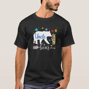 Trotse Autisme Oom Beer Puzzel Autisme Oom Bewustz T-shirt