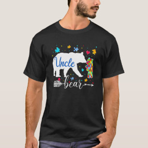 Trotse Autisme Oom Beer Puzzel Autisme Oom Bewustz T-shirt
