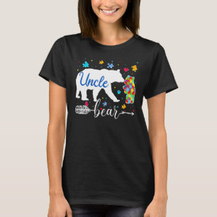 Trotse Autisme Oom Beer Puzzel Autisme Oom Bewustz T-shirt