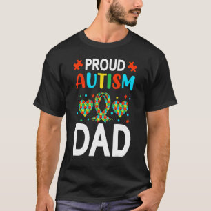Trotse autisme papa autisme bewustwordingsmaand pu t-shirt