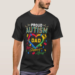 Trotse autisme papa Autisme bewustzijnsdag Liefde T-shirt