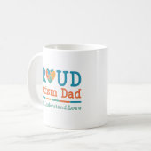 Trotse autisme papa koffiemok (Voorkant links)