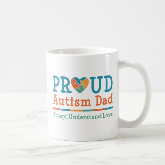 Trotse autisme papa koffiemok (Rechts)