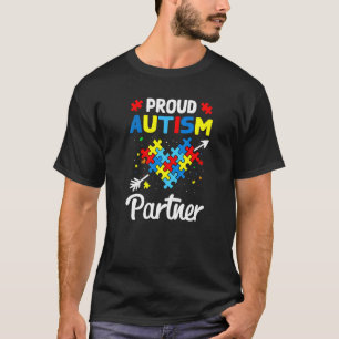Trotse Autisme Partner Liefde Steun Aanvaarding Ha T-shirt