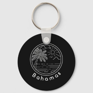 Trotse Bahama's Bahamaanse Vlag Cadeau Ontwerp Ide Sleutelhanger