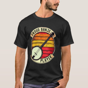 Trotse Banjo-speler Banjo Pickers Country Music Lo T-shirt