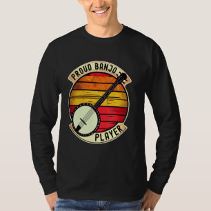 Trotse Banjo-speler Banjo Pickers Country Music Lo T-shirt