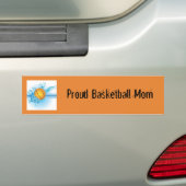 Trotse Basketbal Moeder Bumpersticker (Op auto)