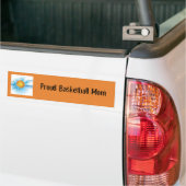 Trotse Basketbal Moeder Bumpersticker (Op Truck)