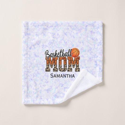 Trotse basketbal moeder - Court-Side Champion Bad Handdoek (Wasdoekje)