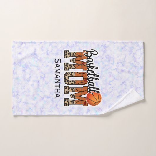 Trotse basketbal moeder - Court-Side Champion Bad Handdoek (Handdoek)