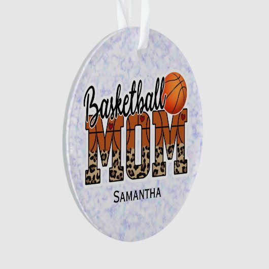 Trotse basketbal moeder - Court-Side Champion Ornament (voorkant)