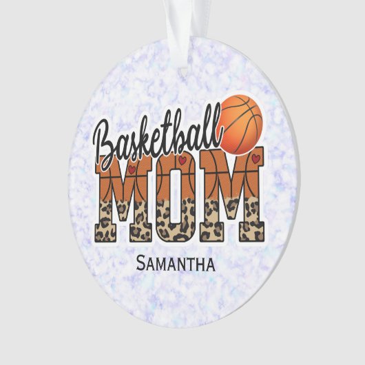 Trotse basketbal moeder - Court-Side Champion Ornament (voorkant)