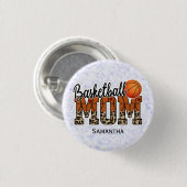 Trotse basketbal moeder - Court-Side Champion Ronde Button 3,2 Cm (Voorkant /achterkant)