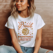 Trotse Basketbal Tante T-shirt