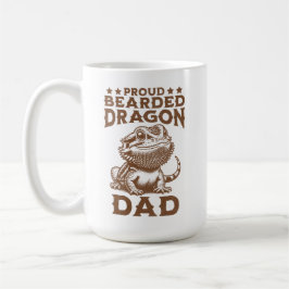 Trotse Bearded Dragon Dad Reptile Lover Koffiemok