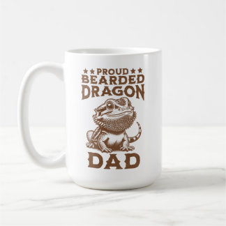 Trotse Bearded Dragon Dad Reptile Lover Koffiemok