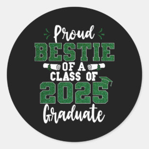 Trotse Bestie van een CL van 2025 Afstuderen Senio Ronde Sticker