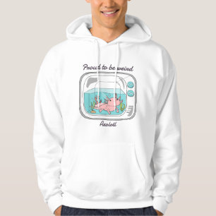 Trotse Bijzondere Axolotl Hoodie