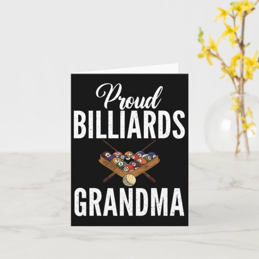 Trotse biljart Oma Pool Biljart Oma Kaart (Gele Bloem)