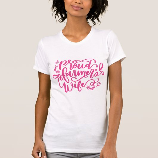 Trotse Boerin Vrouw T-shirt (Voorkant)