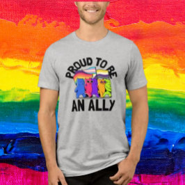 Trotse Bondgenoot van de Beren Tri-Blend Shirt