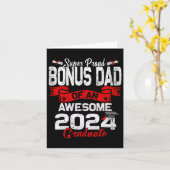 Trotse Bonus Vader Van Een Afgestudeerde In 2024 2 Kaart (Gele Bloem)