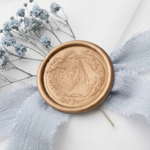Trotse Boog Bloemenkam Monogram Huwelijk
