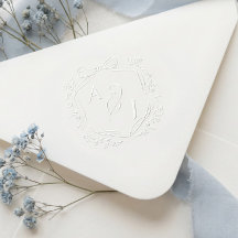 Trotse Boog Bloemenkroon Monogram Huwelijk