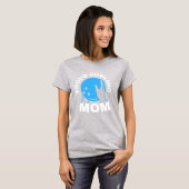 Trotse Bowling Moeder T-shirt (Voorkant volledig)