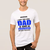 Trotse brandweervader Tri-Blend shirt (Voorkant)
