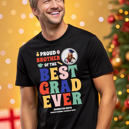 Trotse broeder van het beste Afstudeerder ooit Fot Tri-Blend Shirt