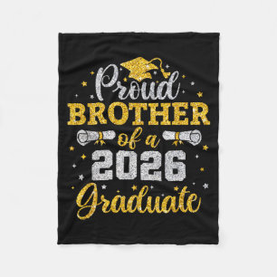 Trotse Broer 2026 Afgestudeerde Grafisch Ontwerper Fleece Deken