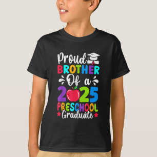 Trotse Broer Klas van 2025 Kleuterschool Afgestude T-shirt