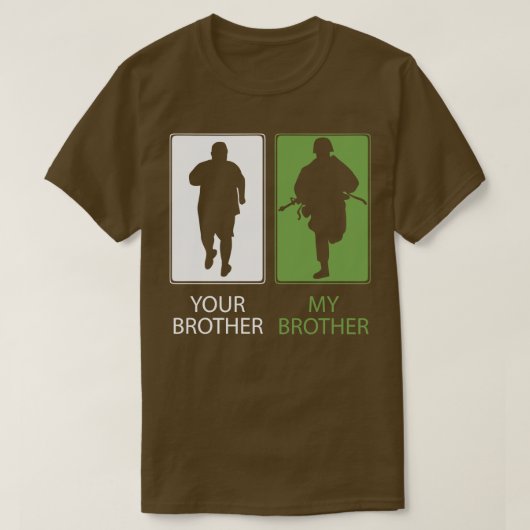 Trotse Broer TShirt of Gift Uw Broer Mijn Broeder (Design voorkant)