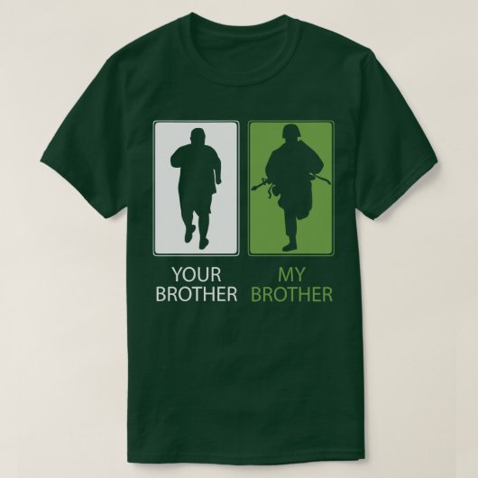 Trotse Broer TShirt of Gift Uw Broer Mijn Broeder (Design voorkant)