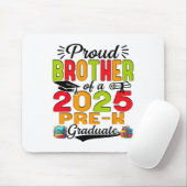 Trotse broer van 2025 Pre-k Afstuderen Vaderdag Muismat (Met muis)