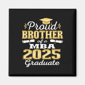 Trotse broer van CL van 2025 M Afstuderen Afstudee Magneet (Voorkant)