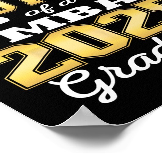 Trotse broer van CL van 2025 M Afstuderen Afstudee Poster (Hoek)