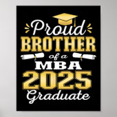 Trotse broer van CL van 2025 M Afstuderen Afstudee Poster (Voorkant)