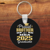 Trotse broer van CL van 2025 M Afstuderen Afstudee Sleutelhanger (Voorkant)