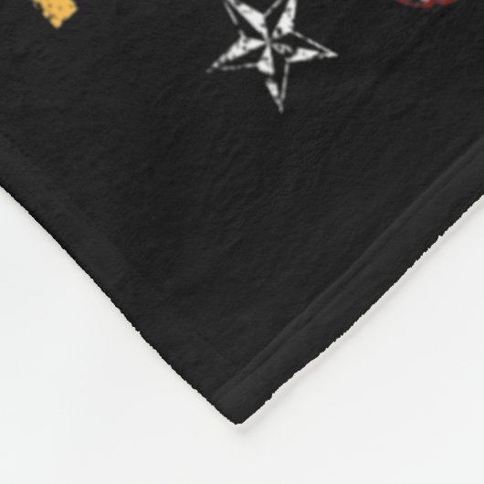 Trotse broer van de Nationale Garde Soldaat Vetera Fleece Deken (Hoek)