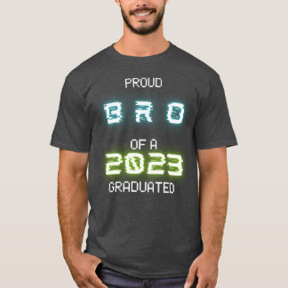 Trotse broer van een afgestudeerde uit 2023 eindex t-shirt