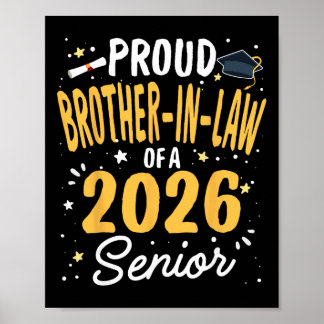 Trotse broer van een afgestudeerde van Cl 2026 Afs Poster