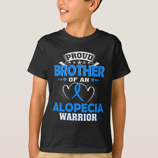 TROTSE BROER VAN EEN ALOPECIA KRIJGER T-SHIRT (Voorkant)