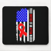 Trotse broer van een autisme krijger April bewustz Muismat (Voorkant)